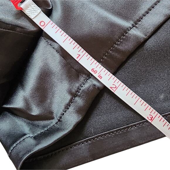 AKIRA black satin booty shorts size L - Picture 7 of 7